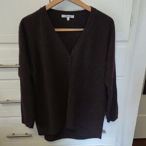 Madewell Women's Brown Henley Sweater